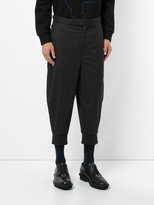 Thumbnail for your product : Neil Barrett pinstripe cropped trousers