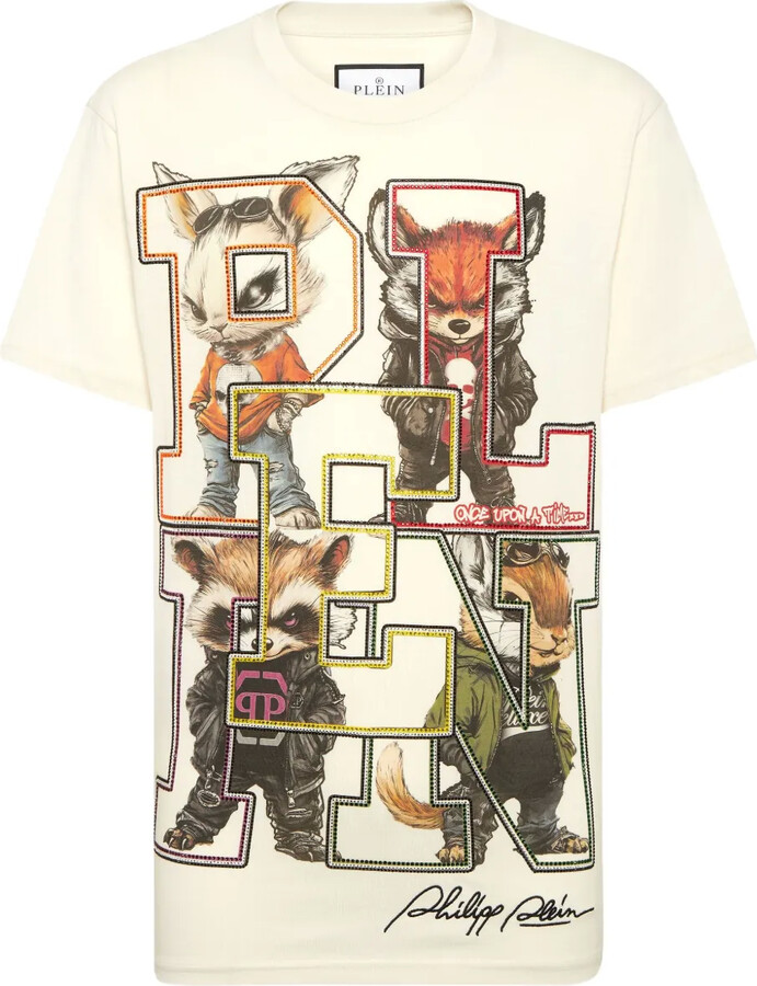Philipp Plein College Animals T-shirt