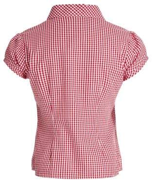 Next Girls Red/White Gingham Blouse (3-14yrs) - Red