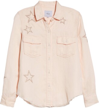 Rails Loren Star Embroidered Button-Up Shirt