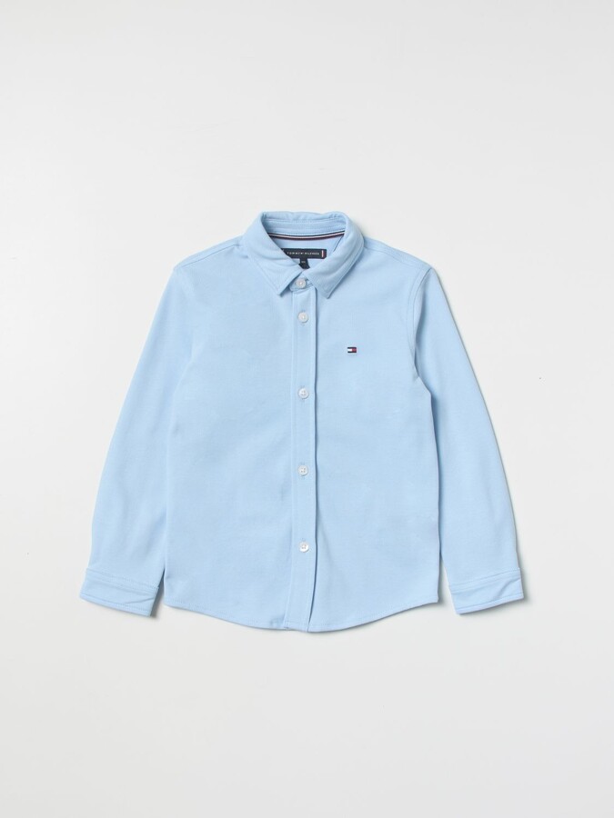 Tommy Hilfiger Blue Boys' Shirts | ShopStyle