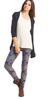 Thumbnail for your product : Wet Seal Tribal Chevron Brushed Leggings