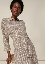 Thumbnail for your product : Snaffle Shirt Tie Front Dress