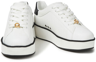 Kate Spade Two-tone Leather Platform Sneakers