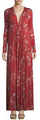 Rachel Pally Long-Sleeve Floral-Print Maxi Dress, Plus Size