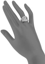 Thumbnail for your product : Judith Ripka Mercer White Sapphire & Sterling Silver Berge Saddle Ring