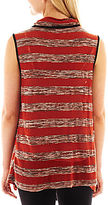 Thumbnail for your product : JCPenney Society Girl Sleeveless Hatchi Knit Striped Vest