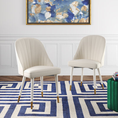 Etta Avenue™ Mercede Tufted Velvet Upholstered Side Chair