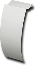 Baseboarders Elliptus Series Steel Easy Slip-On Baseboard Heater Cover Zero Clearance End Cap
