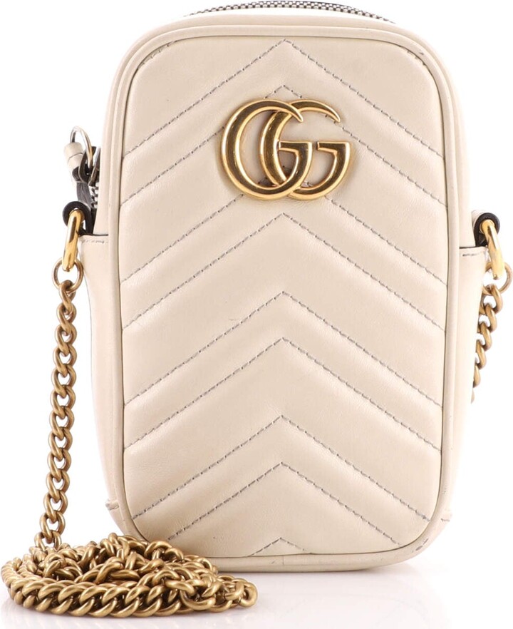 Gucci GG Marmont Chain Bag Matelasse Mini - GB