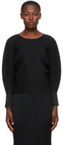 Thumbnail for your product : Pleats Please Issey Miyake Black Rib Pleats September Blouse