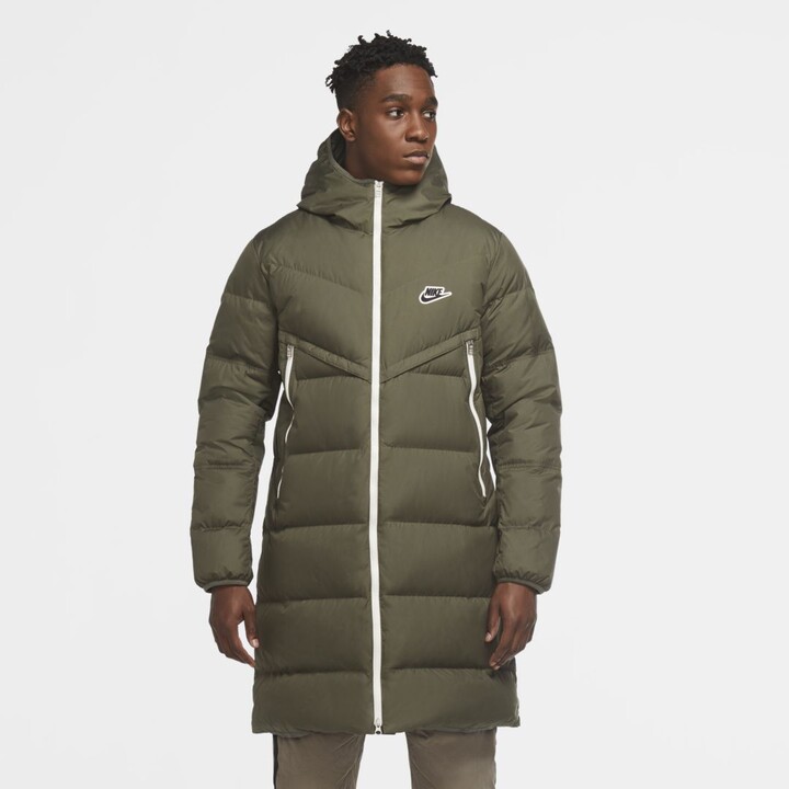 sportswear windrunner men's down fill parka