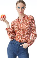 Thumbnail for your product : Alice + Olivia Willa Placket Top With Piping