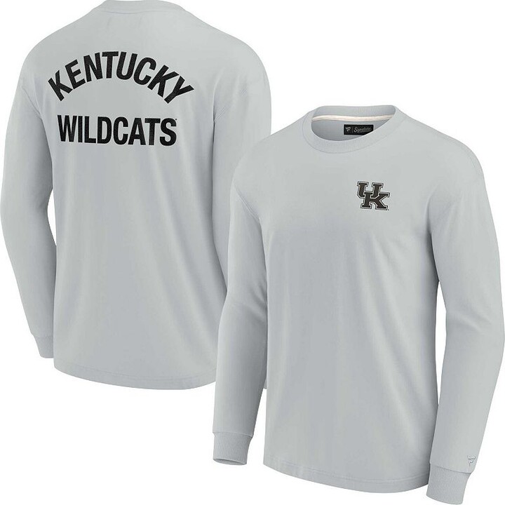 Unisex Fanatics Signature Gray Kentucky Wildcats Super Soft Long Sleeve T-Shirt
