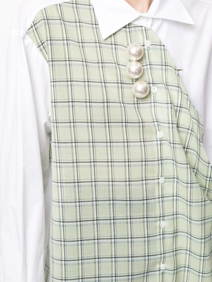 Kimhekim Multi-Panel Long-Sleeve Shirt