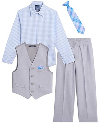 Nautica Baby Boys' 4-Piece Vest Set with Dress Shirt, Vest, Pants, and Tie