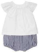 Thumbnail for your product : Ralph Lauren Baby's and Toddler's Two-Piece Cotton Top & Bloomers Set