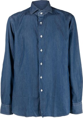 Xacus Long-Sleeve Denim Shirt