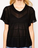 Thumbnail for your product : Sonora LnA Cap Sleeve Top