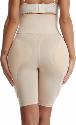 Delimira Women's Tummy Control Shapewear Plus Size High Waist Thigh Slimmer  Butt Lifter Boyshort