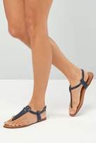 Thumbnail for your product : Next Womens Navy Grecian Toe Post