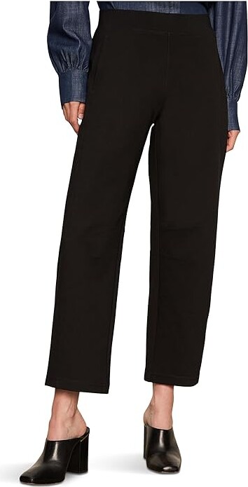 Sanctuary Ponte Barrel Trousers Women's Clothing Black : MD (US 8) 28, Nylon/Rayon/Spandex
