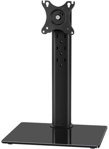 WOOJONG KKTONER Single Computer Monitor Stands Full Motion Swivel Free Standing Desk Vesa Mount for 13 inch to 32 inch Screen Height Adjustable Monitor...