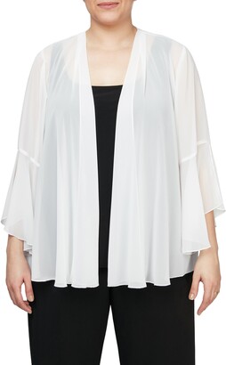 alex evenings chiffon cover up