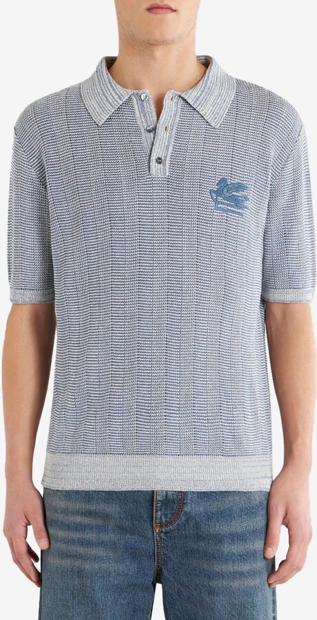 Etro Logo Knitted Polo T-shirt