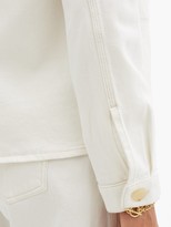 Thumbnail for your product : SSŌNE Ssone - Craft Organic Cotton-blend Denim Jacket - Ivory