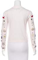 Thumbnail for your product : Alice + Olivia Wool Embellished Cardigan