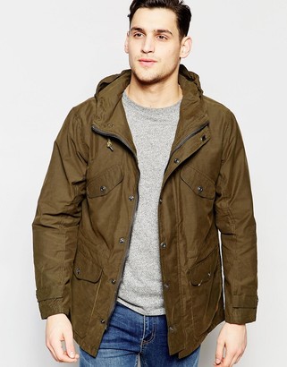 Lee Hooded Parka Waxed Cotton in Green