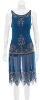 Thumbnail for your product : Sue Wong Embellished Silk Dress