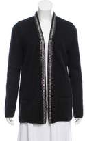 Thumbnail for your product : Saint Laurent Chain-Embellished Mohair-Blend Cardigan