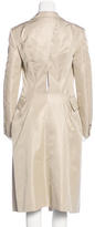 Thumbnail for your product : Junya Watanabe Long Silk-Blend Coat