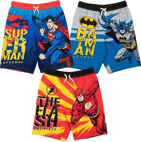 DC Comics Boy's Superman Swim Brief