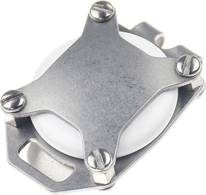 Trayvax Wallets Tracer Apple Airtag Keychain Silver