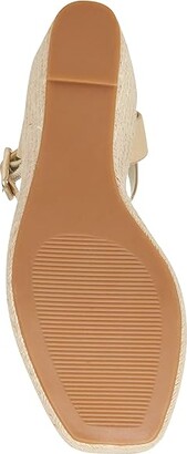 Steve Madden Upstage Wedge Sandal (Gold Leather) Women's Shoes