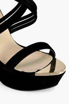 Thumbnail for your product : boohoo Anna Multi Strap Platform Heel