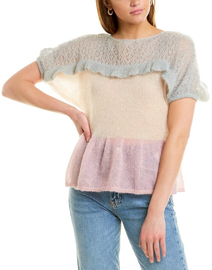Valentino Mohair and wool-blend sweater - ShopStyle