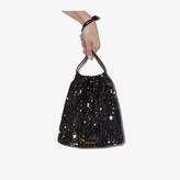 Thumbnail for your product : Miu Miu Black Star Print Drawstring Bag