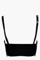 Thumbnail for your product : boohoo Daisy Double Buckle Strappy Corset Belt