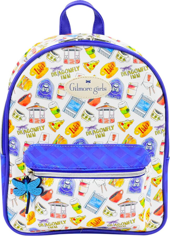 Gilmore Girls Mini Backpack, All-Over Design, Small Travel Bag for Men and Women, Multi