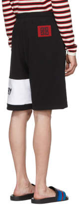 Givenchy Black and White 4G Bermuda Shorts