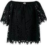 Temperley London berry lace top