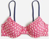 Thumbnail for your product : J.Crew 1993 Underwire Bikini Top In Pink Stamp Floral