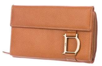 Christian Dior Leather Travel Wallet
