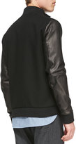 Thumbnail for your product : Theory Double-Faced Bomber Jacket, Black