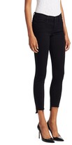 Thumbnail for your product : Frame Le Skinny de Jeanne Mid-Rise Raw-Edge Step Hem Jeans