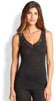 Thumbnail for your product : Hanro Downtown Lace Strap Tank